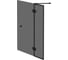 Стеклянная шторка на ванну Mebelvann 1400x900 (300-600) BLACK BEN-401_BL_T 6
