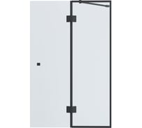 Стеклянная шторка на ванну Mebelvann 1400x900 (450-450) BLACK BEN-402_BL_M