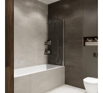 Шторка на ванну Wide Open Mebelvann 1500x700 BEN_802_SL_T_1500x700