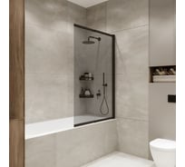 Шторка на ванну Mebelvann Slide Open 1500x900 BEN_801_BL_T_1500x900