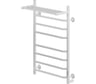 Электрический кабельный полотенцесушитель Ника WAY-3 80/50 с полкой RAL9016 белый матовый U WAY-3 80/50 с/п бел U