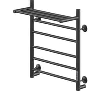 Электрический кабельный полотенцесушитель Ника WAY-2 60/50 с полкой RAL9005 черный матовый U WAY-2 60/50 с/п черн U