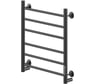 Электрический кабельный полотенцесушитель Ника WAY-2 60/50 RAL9005 черный матовый U WAY-2 60/50 черн U