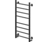 Электрический кабельный полотенцесушитель Ника WAY-2 80/40 RAL9005 черный матовый U WAY-2 80/40 черн U