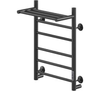 Электрический кабельный полотенцесушитель Ника WAY-2 60/40 с полкой RAL9005 черный матовый U WAY-2 60/40 с/п черн U