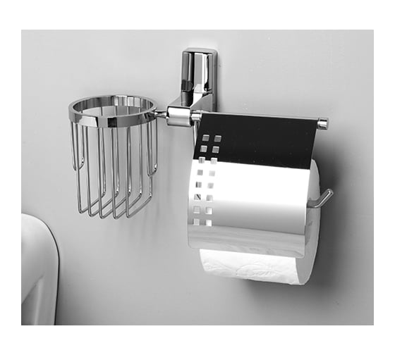 Держатель туалетной бумаги и освежителя WasserKRAFT Leine K-5059