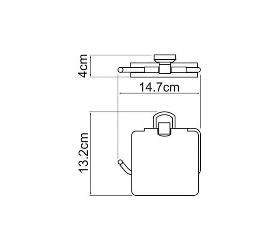 Держатель туалетной бумаги WasserKRAFT Oder K-3025