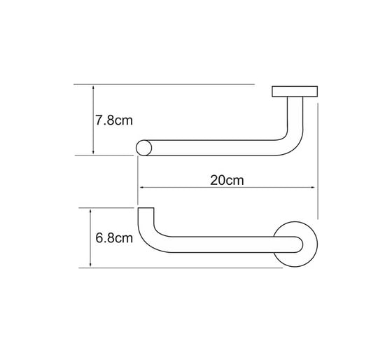 Держатель туалетной бумаги WasserKRAFT Rhein K-6296