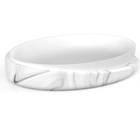 Настольная мыльница для ванной FORA Marble light полирезин FOR-MRL036