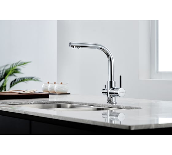 Смеситель для кухни Paulmark ESSEN, хром, Es213011-CR