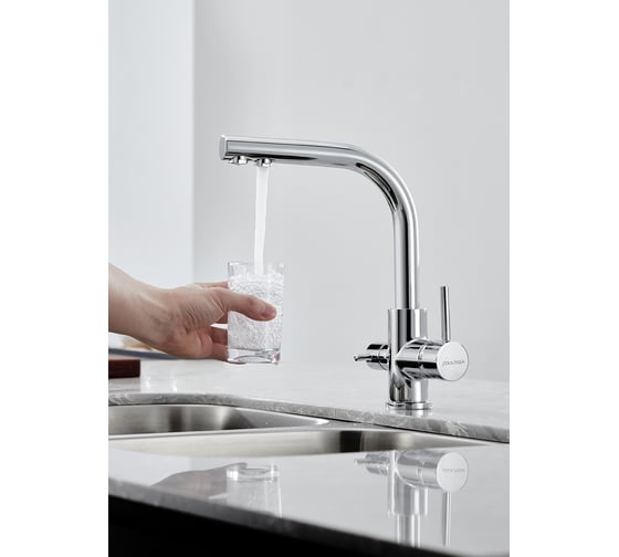 Смеситель для кухни Paulmark ESSEN, хром, Es213011-CR