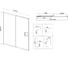 Душевая дверь VINCEA City 1200, хром, стекло текстурное VDS-5CT120MT 4