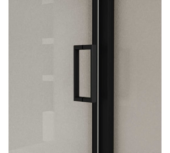 Душевая дверь VINCEA City 1200, черный, стекло прозрачное VDS-5CT120CLB