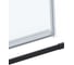 Душевая дверь VINCEA Como Soft 1300, черный, стекло прозрачное VDS-1CS130CLB 3