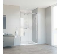 Душевая дверь VINCEA Como Soft 1100, хром, стекло прозрачное VDS-1CS110CL
