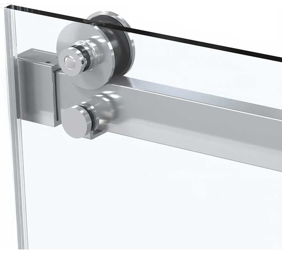 Душевая дверь VINCEA Como Soft 1400, хром, стекло прозрачное VDS-1CS140CL