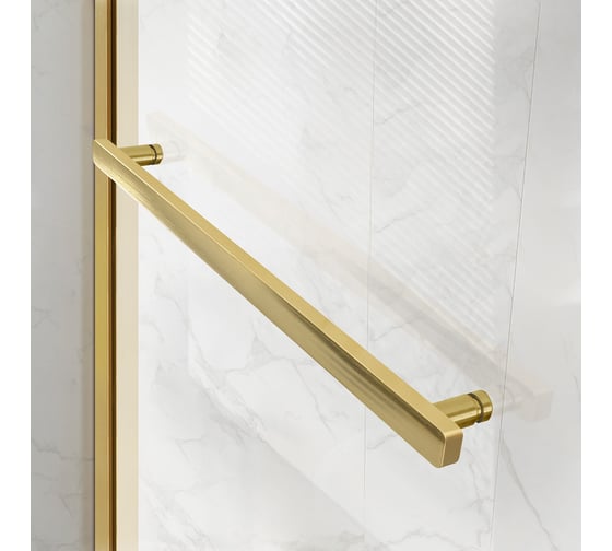 Душевая дверь VINCEA Slim Soft 1200, брашированное золото, стекло прозрачное VDS-1SS120CLG