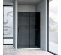 Душевая дверь VINCEA Slim Soft 1200, черный, стекло тонированное VDS-1SS120CGB