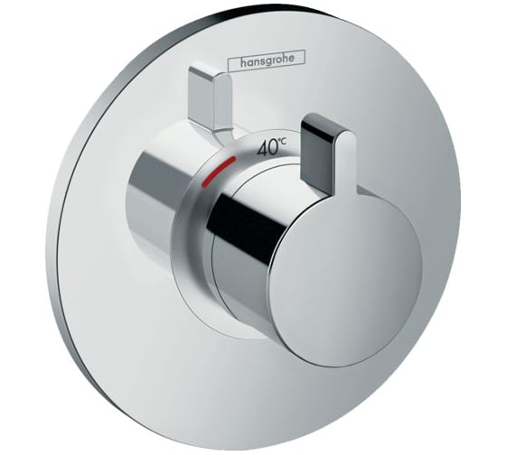 Внешняя часть термостатического смесителя для душа HANSGROHE 15756000 Ecostat S Highflow 00000041396 1