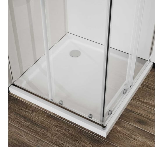 Душевой уголок VINCEA City 1000x800, хром, стекло прозрачное VSS-5CT8010CL