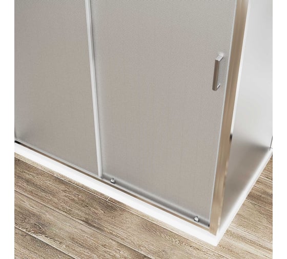 Душевой уголок VINCEA City 1200x900, хром, стекло текстурное VSR-5CT9012MT
