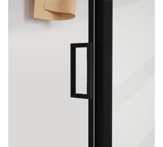 Душевой уголок VINCEA City 1200x900, черный, стекло прозрачное VSR-5CT9012CLB
