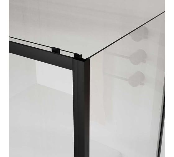 Душевой уголок VINCEA City 1200x900, черный, стекло прозрачное VSR-5CT9012CLB