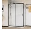 Душевой уголок VINCEA City 1200x900, черный, стекло прозрачное VSR-5CT9012CLB 1
