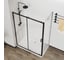 Душевой уголок VINCEA City 1200x900, черный, стекло прозрачное VSR-5CT9012CLB 5