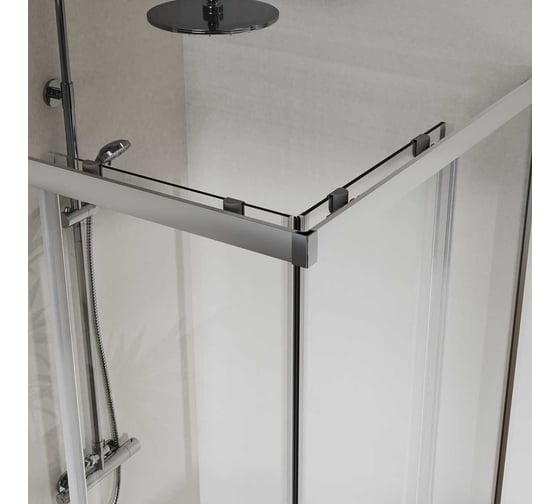 Душевой уголок VINCEA City 900x900, хром, стекло прозрачное VSS-5CT900CL