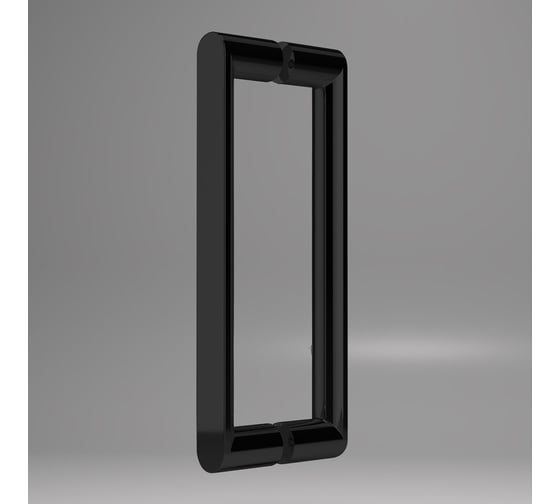 Душевой уголок VINCEA Dice 900x900, черный, стекло прозрачное VSS-4D900CLB