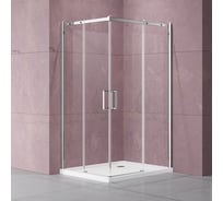 Душевой уголок VINCEA Dice 1000x1000, хром, стекло прозрачное VSS-4D100CL