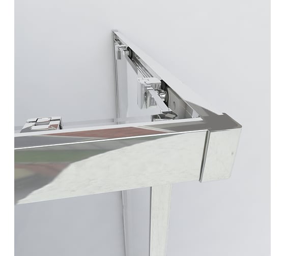 Душевой уголок VINCEA Garda 800x800, хром, стекло шиншилла VSS-1G800CH