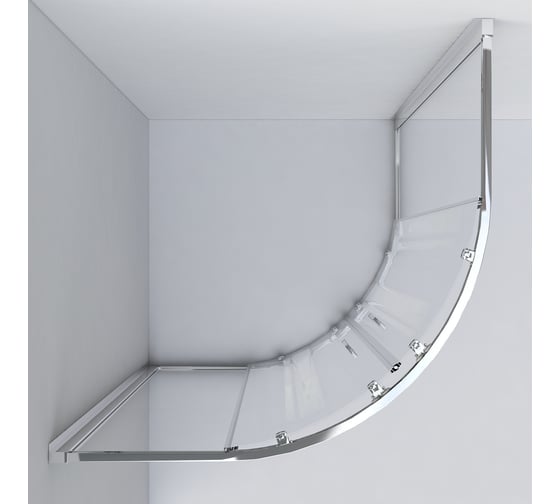 Душевой уголок VINCEA Garda 900x900, хром, стекло прозрачное VSQ-1G900CL