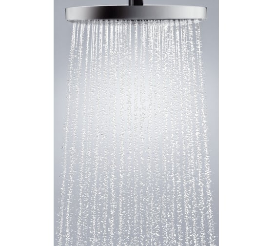 Верхний душ с держателем HANSGROHE 27385000 Raindance Select Е300 2jet 390мм 00000029677