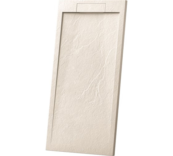 Поддон для душа из искусственного камня VINCEA 900x1200x25, бежевый VST-4SRL9012C 1