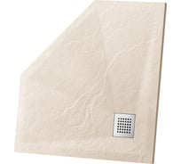 Поддон для душа из искусственного камня VINCEA 900x900x25, бежевый VST-4SP9090C