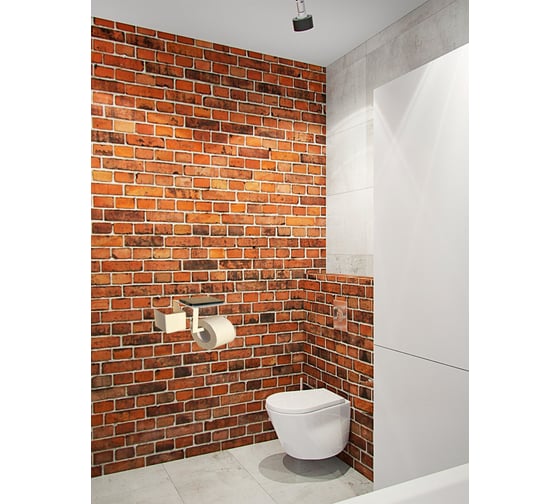 Держатель для туалетной бумаги ГеоПластБорд 23x11x10 см, с полочкой и отсеком для освежителя, квадрат, правый, цвет белый D12WP