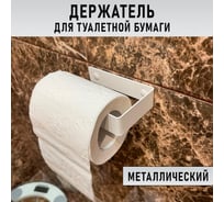 Держатель для туалетной бумаги ГеоПластБорд цвет белый D03-02W
