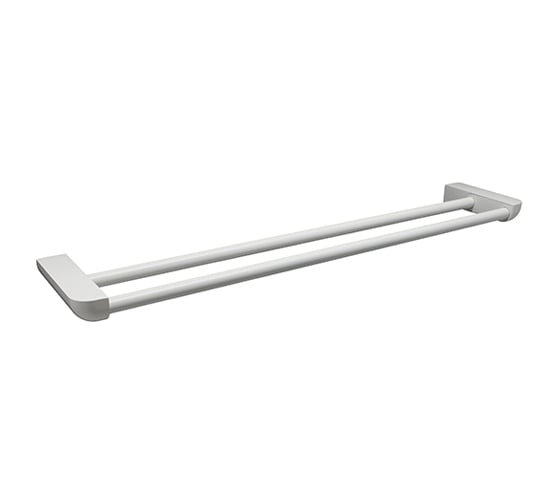 Двойной держатель полотенец WasserKRAFT Kammel K-8340WHITE 1