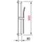 Душевой гарнитур CLEVER CITY AIR д.19x900 99625 2