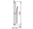 Душевой гарнитур CLEVER STYLE д.19x900 99628 2