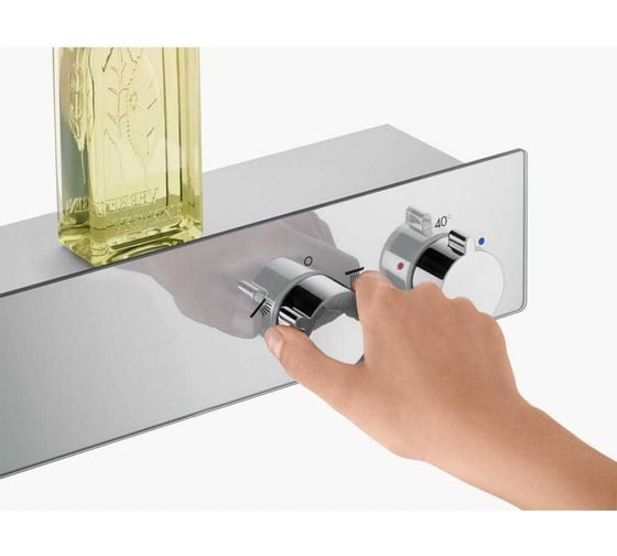 Термостатический смеситель для душа HANSGROHE ShowerTablet 600 белый/хром 13108400 00000057743