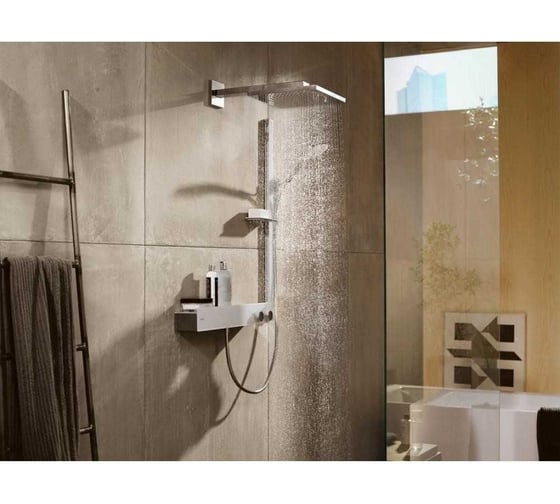 Термостатический смеситель для душа HANSGROHE ShowerTablet 600 белый/хром 13108400 00000057743