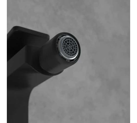 Смеситель для биде VILLEROY & BOCH ARCHITECTURA SQUARE однорычажный, латунь, соединения 3/8, черный TVB125001000K5 00000098710