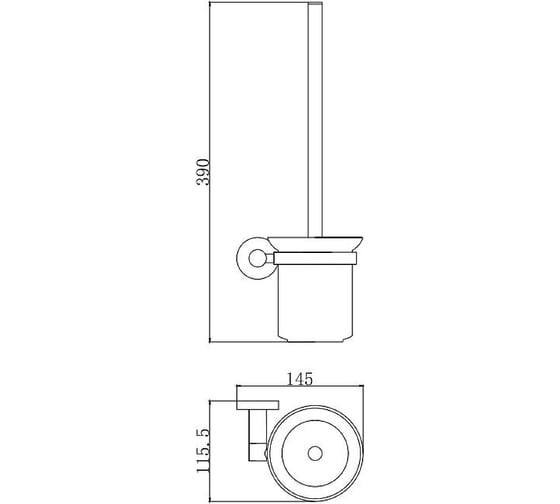 Ершик Aquatek настенный aq4010mb вега 00000129706