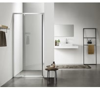 Душевое ограждение SANTREK AQUA Time- DF-DP-1200-C-Chrome 1200x1950 прямое стекло прозрачное 6 мм, профиль хром 314648