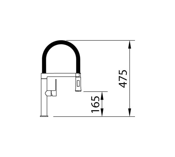 Смеситель для кухни CLEVER CHEF MAGNET SLIM 60142