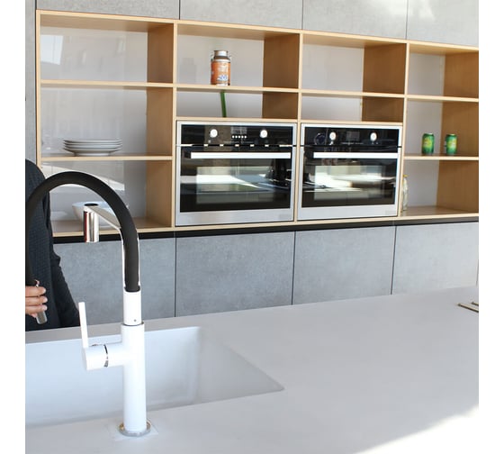 Смеситель для кухни CLEVER CHEF SLIM BLANCO CROMO 60147