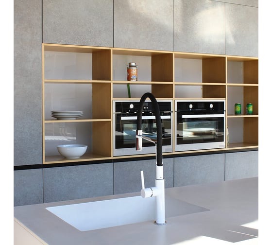 Смеситель для кухни CLEVER CHEF SLIM BLANCO CROMO 60147